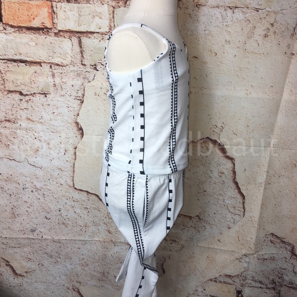 ❌ White Black Retro Barbie 2PC Pant Set - Picture 13 of 16